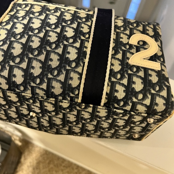 Dior Dark Navy Trotter #2 Boston Handbag - Picture 13 of 15
